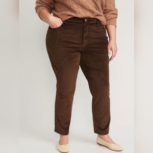 Womans Old Navy high flare faux suade pants size 14‎ NWT